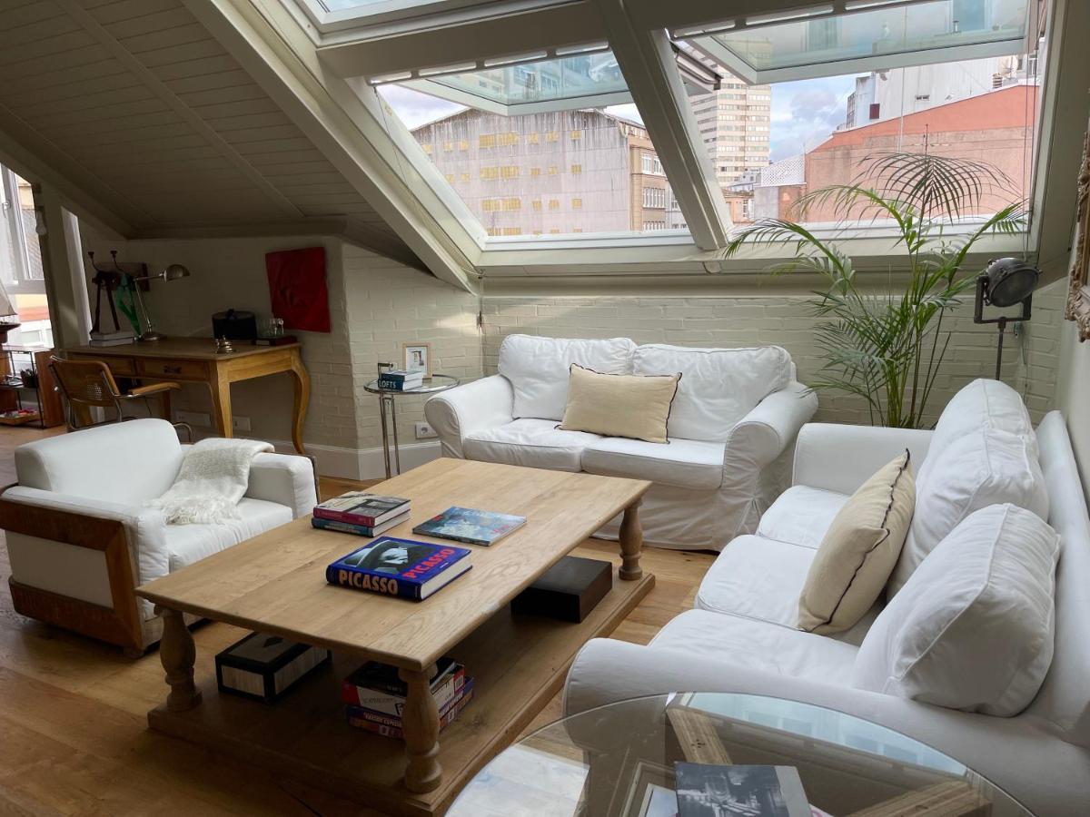 Espectacular Apartamento En El Centro De La Ciudad A Coruña Exterior foto