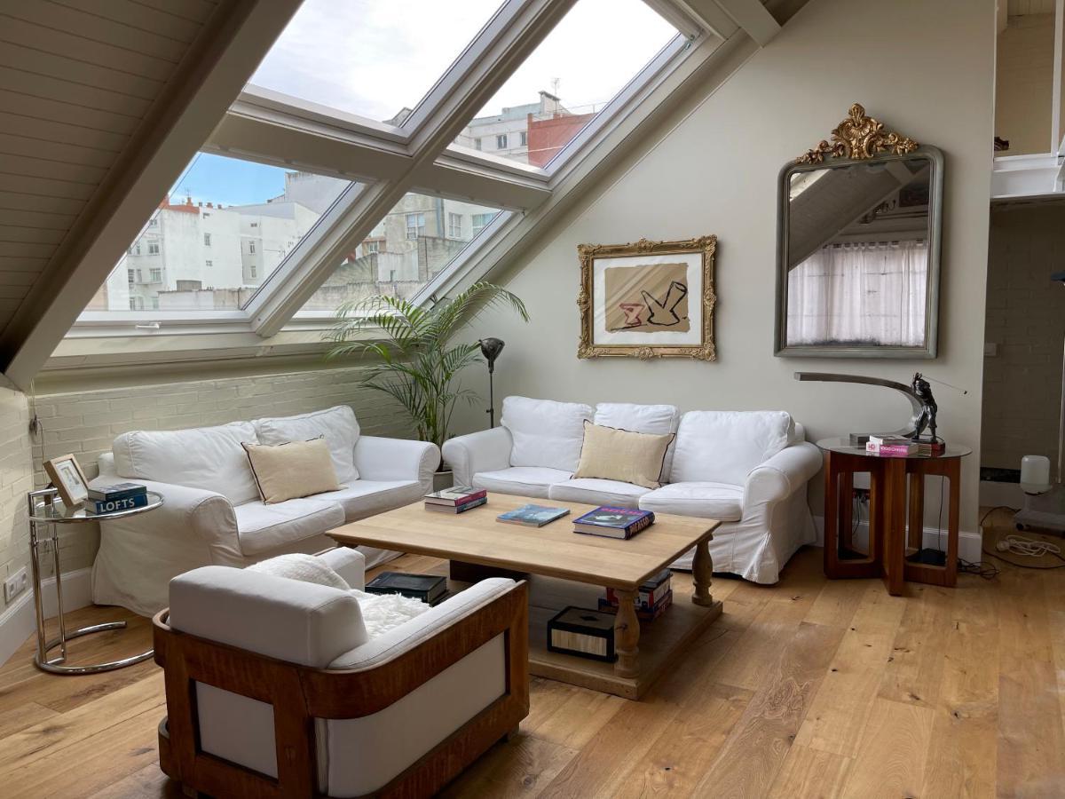 Espectacular Apartamento En El Centro De La Ciudad A Coruña Exterior foto