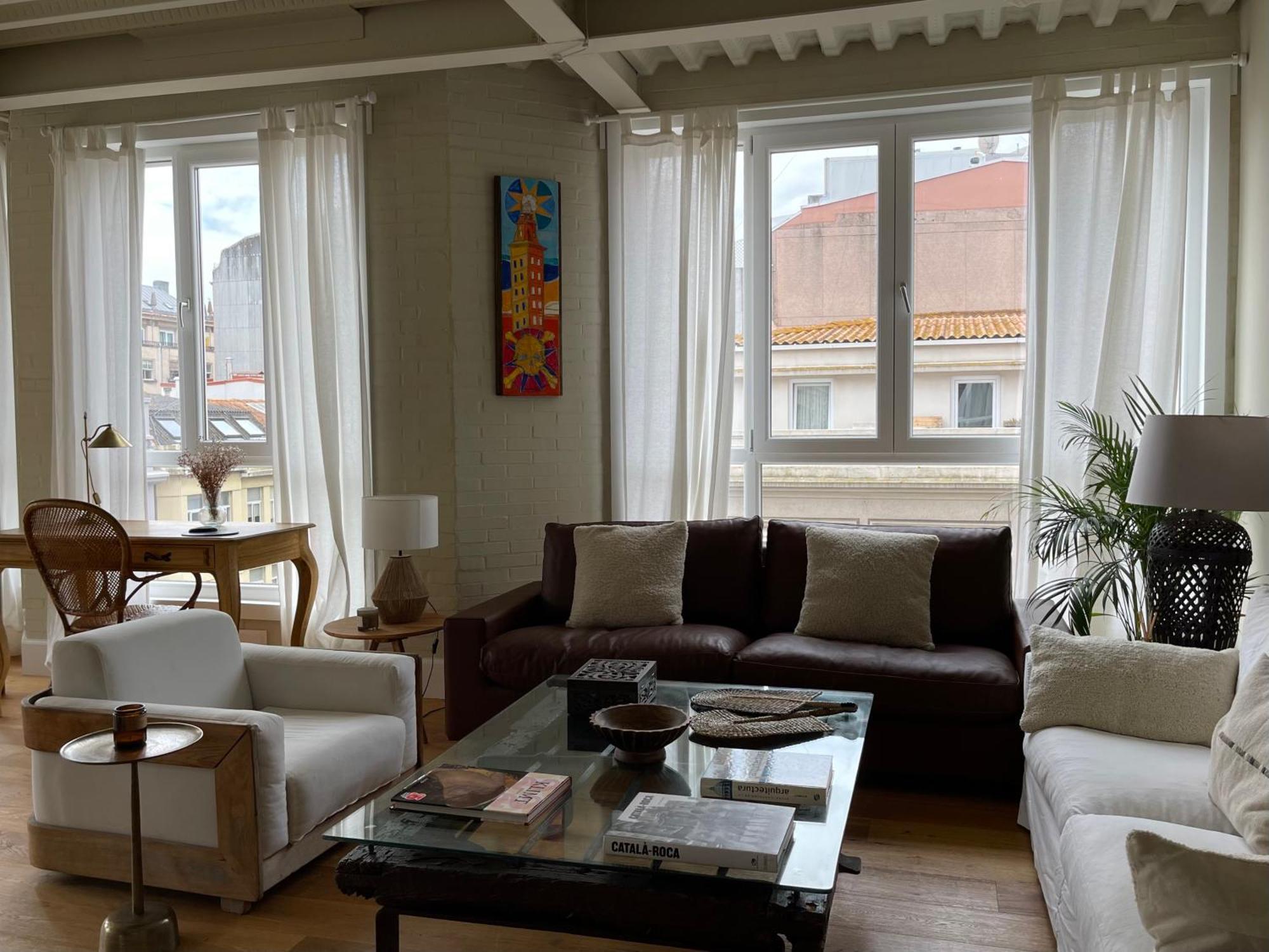 Espectacular Apartamento En El Centro De La Ciudad A Coruña Exterior foto